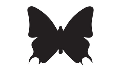 Butterfly Vector  silhouette black set isolated on transparent background Abstract modern seamless pattern of monarch butterfly contours on white background for decoration design  Closeup design eleme