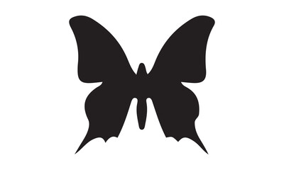 Butterfly Vector  silhouette black set isolated on transparent background Abstract modern seamless pattern of monarch butterfly contours on white background for decoration design  Closeup design eleme