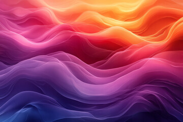 Obraz premium A vibrant abstract pattern of flowing waves,