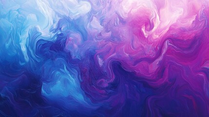Bright abstract gradient with purple and blue hues, softly glowing and blending, creating a vibrant and dynamic atmosphere