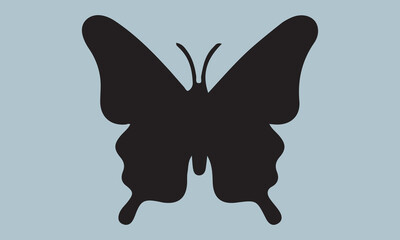 Butterfly Vector  silhouette black set isolated on transparent background Abstract modern seamless pattern of monarch butterfly contours on white background for decoration design  Closeup design eleme