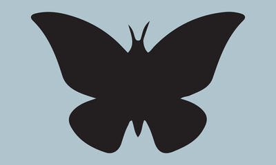 Butterfly Vector  silhouette black set isolated on transparent background Abstract modern seamless pattern of monarch butterfly contours on white background for decoration design  Closeup design eleme