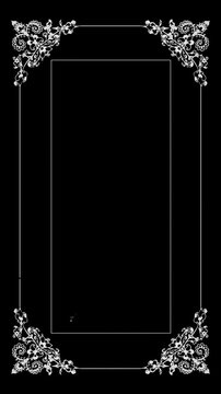 Film projector flickering background. Place for your text. Two options in one file. 
Vertical format 9x16. Suitable for mobile phones, websites, etc.Old Silent Film Style Text Frame. 