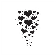 valentine hearts background
