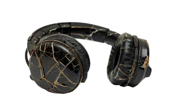Damaged Headphone on transparent background.PNG
