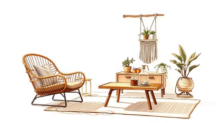 Obraz premium furniture, Home and decoration concept