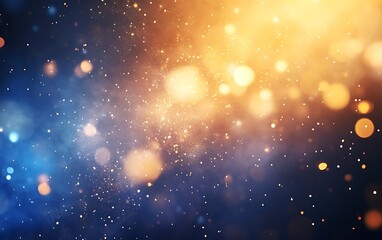 a blue and yellow lights