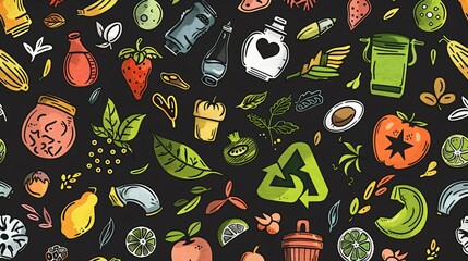 Eco-Friendly Zero Waste Concept with Various Sustainable Objects for a Greener Planet