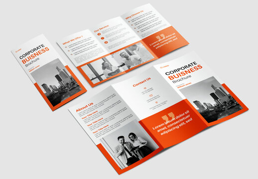 Corporate Business Trifold Brochure
