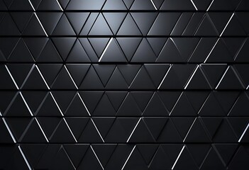 dark geometric pattern of triangles, with light accents separating the shapes, is displayed on the Adobe Stock website as a potential contribution