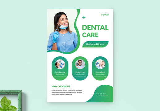 Dental Care Flyer Layout
