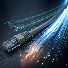 fiber optic background