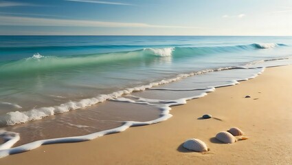 Obraz premium beach in the morning