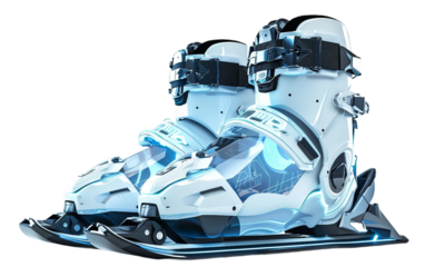 Smart Ski Boots on transparent background.PNG