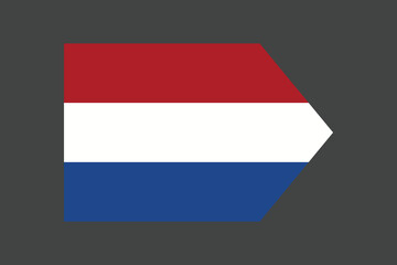Netherlands flag sign, Netherlands flag vector graphic, Netherlands country flag is a symbol of freedom, National Netherlands flag, vector illustration
