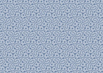 Art blue abstract line random pattern background