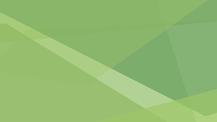 Abstract green background of random shapes of different sizes and transparency. Conceptual technologies. Space for your text. 3D vector illustration.