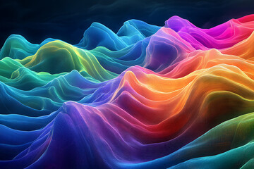 Obraz premium abstract fractal background