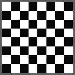 black and white chessboard