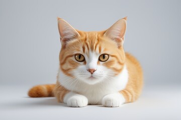 Obraz premium there is a cat that is laying down on the floor