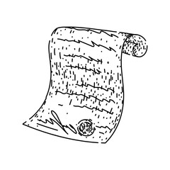 party contract hand drawn. negotiation breach, enforceability indemnity, liability confidentiality party contract vector sketch. isolated black illustration