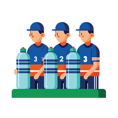 American football vector illustration