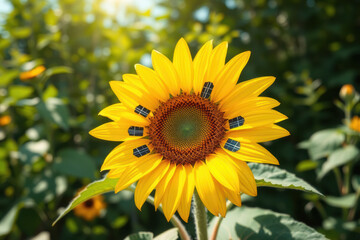 Obraz premium Vibrant Solar Petals for Unique Design Concepts