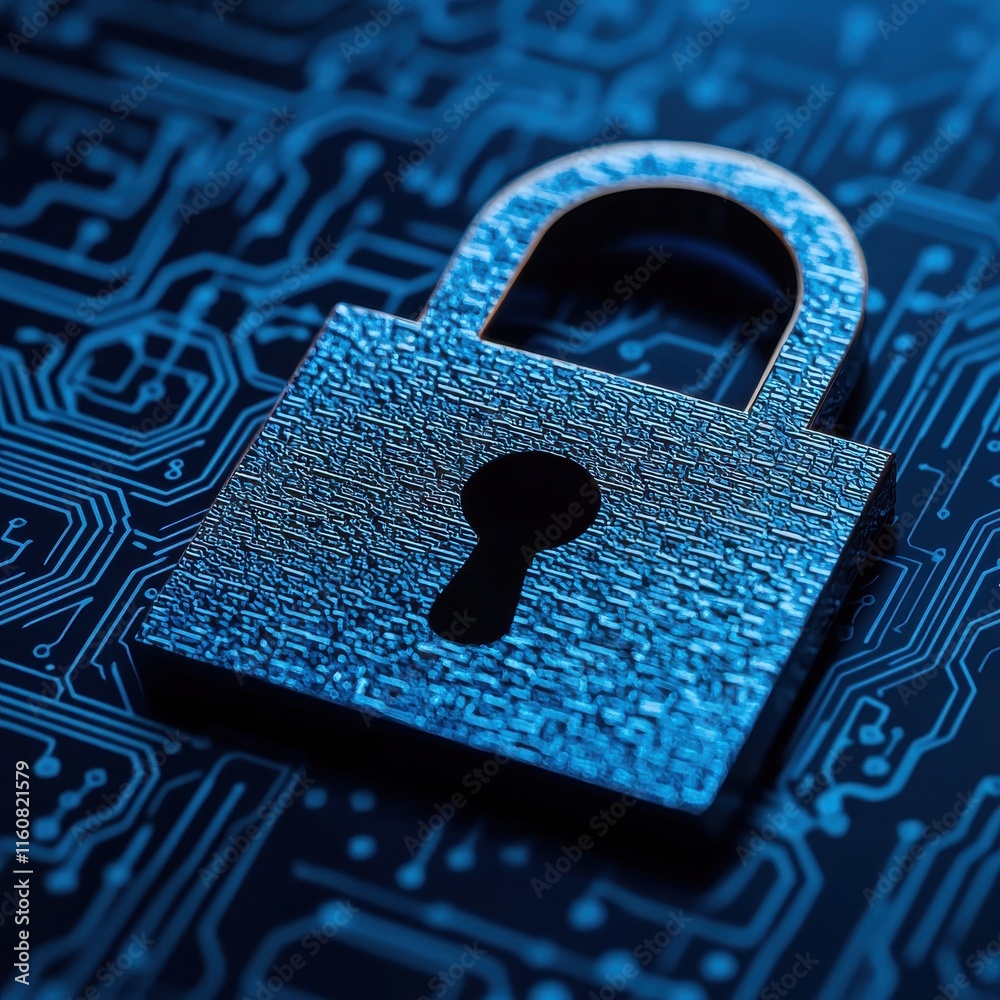 Poster cybersecurity developments locking down data security strategies in a digital world