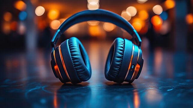 Headphones, enticing sound experience, sleek comfortable high-quality audio gear for enjoyable private listening, elevate your music with style and comfort