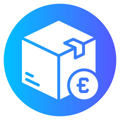 euro gradient icon