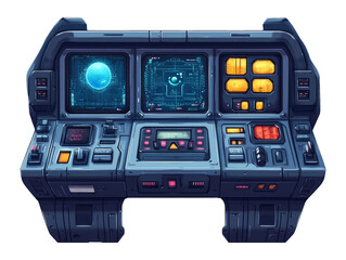 Cartoon Style Control Panel Interface for 2D Game Development