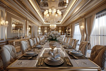 Luxury formal dinning room