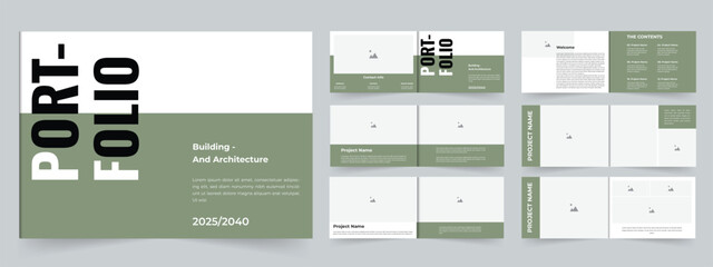 Portfolio layout design Archittecture portfolio real estate portfolio