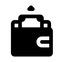 Wasteful Lifestyle Simple Glyph Icon. Single icon, glyph vector icon