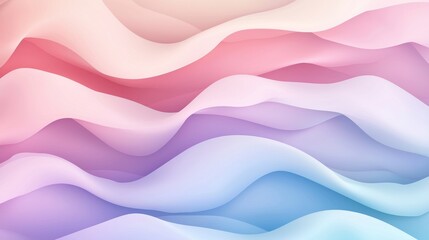 Obraz premium Calming Minimalist Wallpaper Design with Muted Pastel Tones