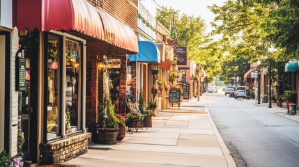 Fototapeta premium Tell a story of a business setting a 2025 goal to build a loyal customer base through personalized service and community outreach.