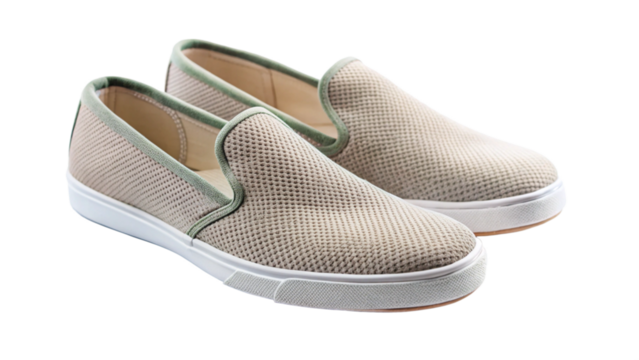 pair of slippers isolated on white