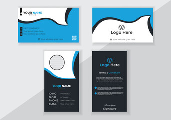 Simple Minimalist Creative  Business & ID Card Design for Branding
