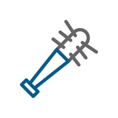Mace weapon icon. Concept of medieval, war, and history.