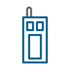 Walkie talkie icon. Concept of communication, connection, and technology.