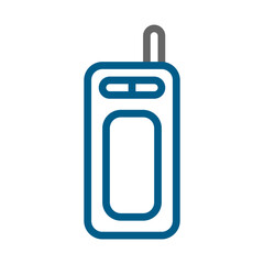 Walkie talkie icon. Concept of communication, connection, and teamwork.