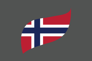 Obraz premium Norway flag, The flag of Norway, Flag of Norway national country symbol illustration Vector, Rectangle Norway flag illustration, Flat vector illustration 