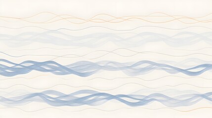 Abstract Waves in Soft Pastel Colors Illustrated on a Light Background, Perfect for Modern Designs, Backgrounds, and Artistic Projects