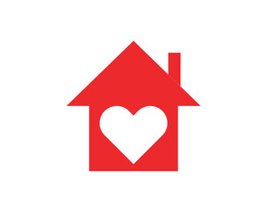 The Love Home icon combines a heart and house symbol, representing warmth, affection, and comfort