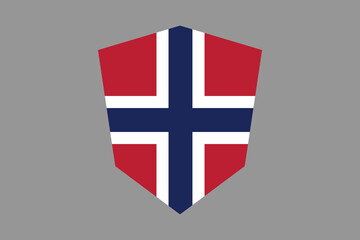 Obraz premium Norway flag sign, Norway flag vector graphic, Norway country flag is a symbol of freedom, National Norway flag, vector illustration 