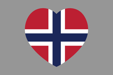 Obraz premium Norway flag sign, Norway flag vector graphic, Norway country flag is a symbol of freedom, National Norway flag, vector illustration 