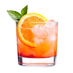 a glass of orange juice