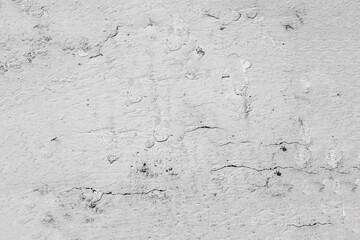 Old abandoned concrete wall close up.