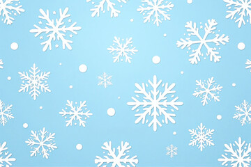 blue snowflake illustration various winter designs prints including cards invitations packaging