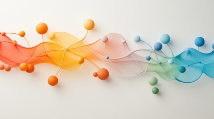 Artistic representation of digital collaboration webs